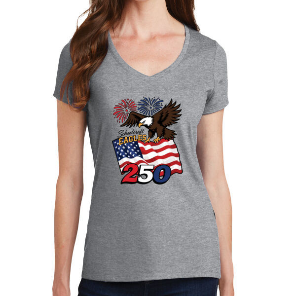 Women's Fan Favorite V Neck Tee Thumbnail